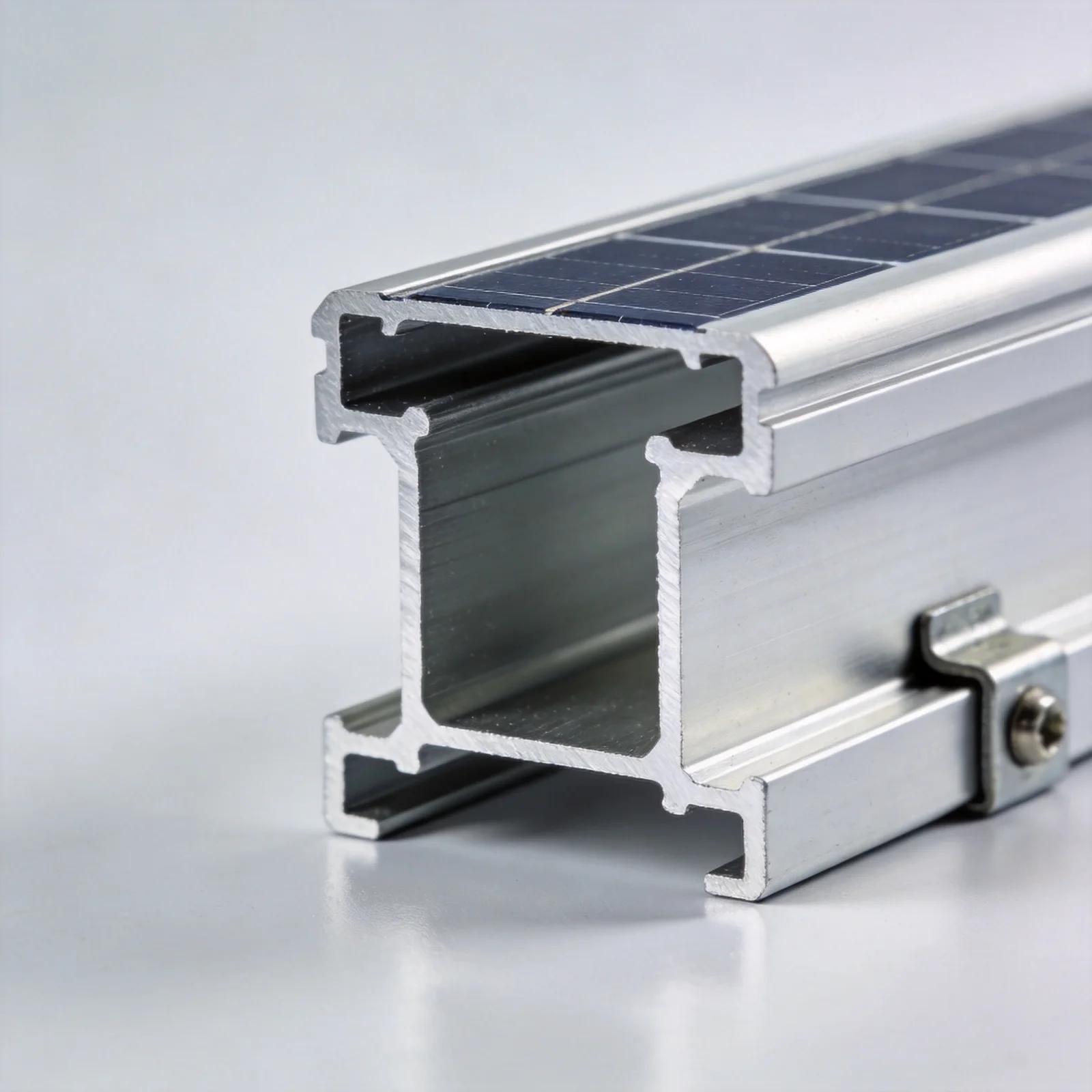 Solar Side Rail — aluminum extrusion